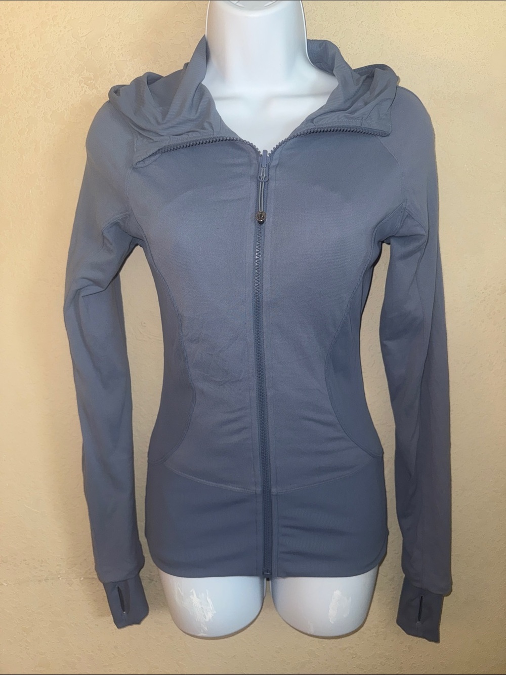 lululemon athletica Slate Gray Hooded Zip Jacket reversible